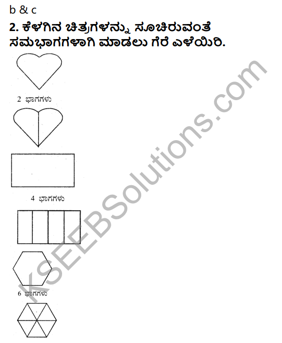 KSEEB Solutions for Class 5 Maths Chapter 5 Fractions in Kannada 2