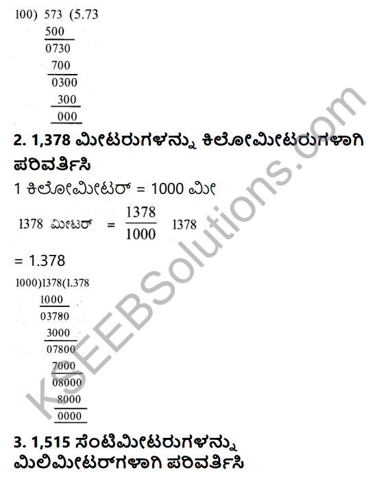 KSEEB Solutions for Class 5 Maths Chapter 8 Length in Kannada 2