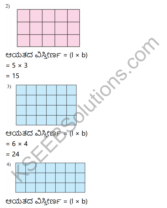 KSEEB Solutions for Class 5 Maths Chapter 9 Perimeter and Area in Kannada 16
