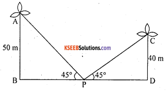 KSEEB Solutions for Class 10 Maths Chapter 12 Some Applications of Trigonometry Additional Questions14