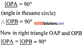KSEEB Solutions for Class 10 Maths Chapter 4 Circles Additional Questions 19