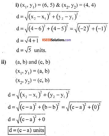 KSEEB Solutions for Class 10 Maths Chapter 7 Coordinate Geometry Additional Questions 13