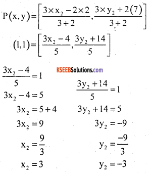 KSEEB Solutions for Class 10 Maths Chapter 7 Coordinate Geometry Additional Questions 22