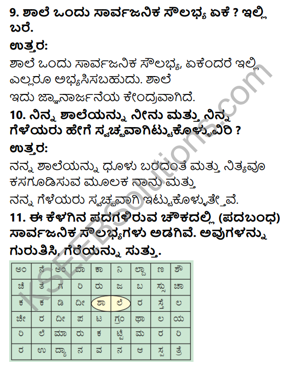 KSEEB Solutions for Class 3 EVS Chapter 13 Facilities for Our Use in Kannada 14