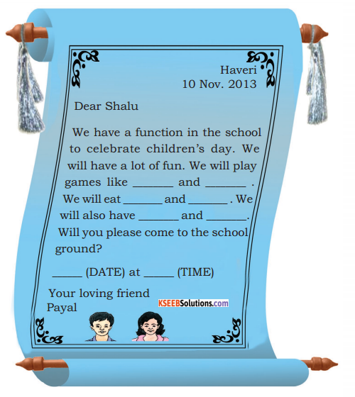 KSEEB Solutions for Class 3 English Chapter 3 Celebrations 561
