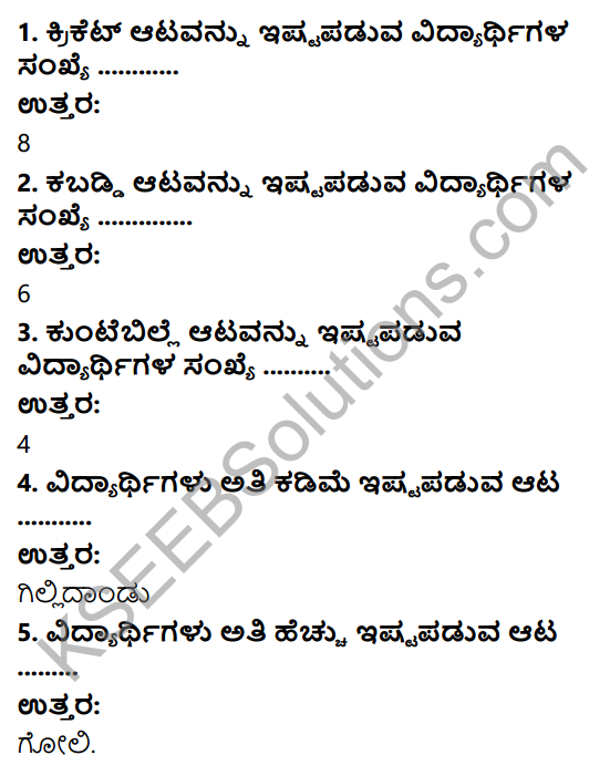 KSEEB Solutions for Class 3 Maths Chapter 11 Data Handling in Kannada 2