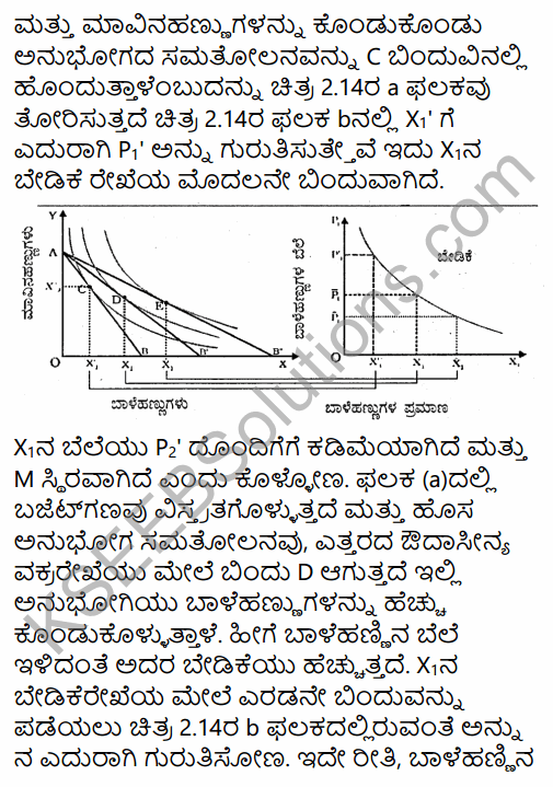 2nd PUC Economics Question Bank Chapter 2 Theory of Consumer Behaviour in Kannada 30