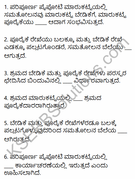 2nd PUC Economics Question Bank Chapter 5 The Theory of the Firm and Perfect Competition in Kannada 4