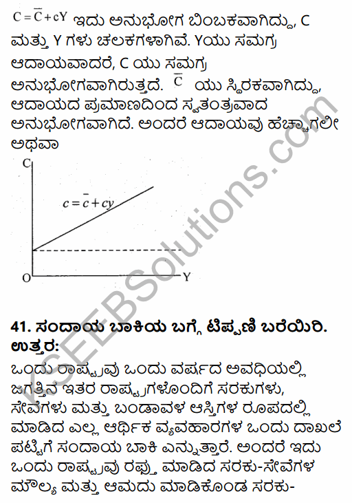 2nd PUC Economics Model Question Paper 5 with Answers in Kannada 26