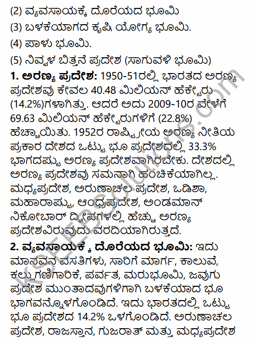 2nd PUC Geography Model Question Paper 1 with Answers in Kannada 25