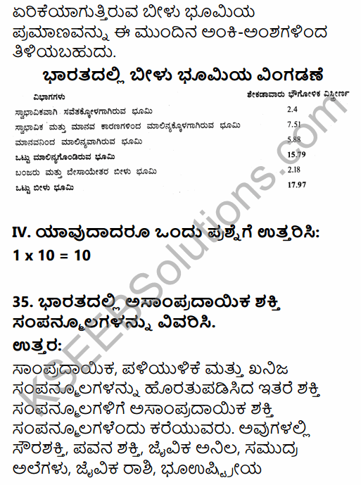 2nd PUC Geography Previous Year Question Paper March 2015 in Kannada 31