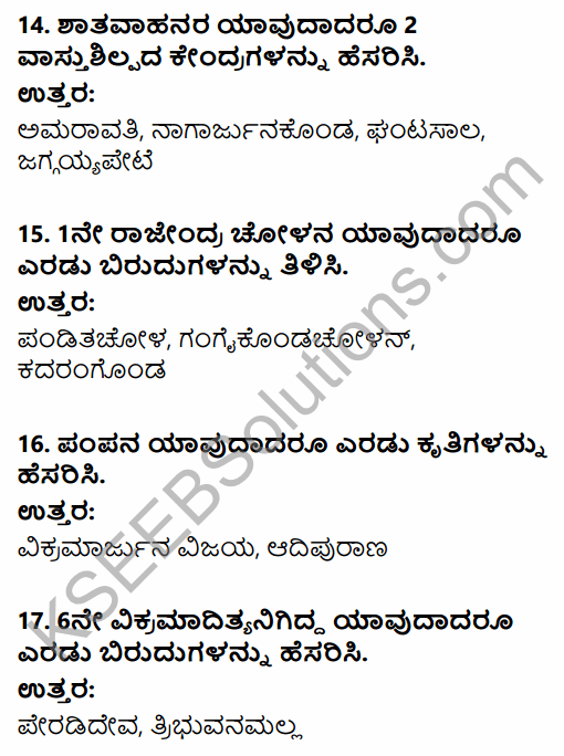 2nd PUC History Model Question Paper 1 with Answers in Kannada 5