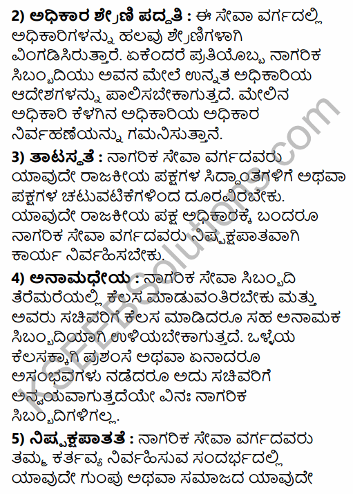 2nd PUC Political Science Previous Year Question Paper June 2015 in Kannada 17