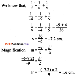 KSEEB Class 10 Science Important Questions Chapter 10 Light Reflection and Refraction 36