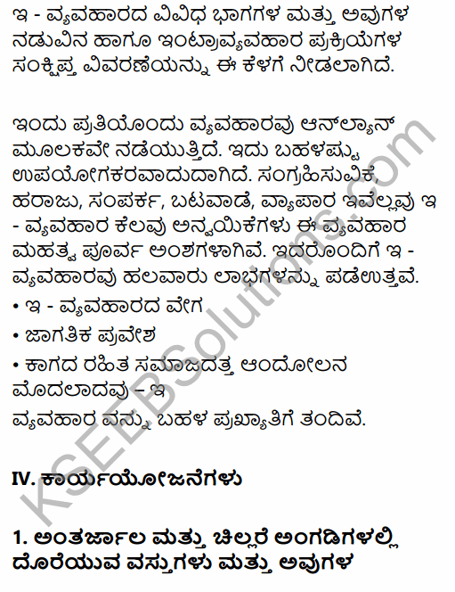 1st PUC Business Studies Question Bank Chapter 5 Emerging Modes of Business in Kannada 32