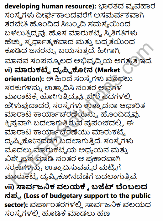 2nd PUC Business Studies Question Bank Chapter 3 Business Environment in Kannada 29