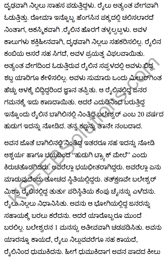 There’s a Girl by the Tracks! Summanry in Kannada 2