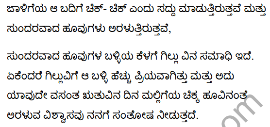 गिल्लू Summary in Kannada 8