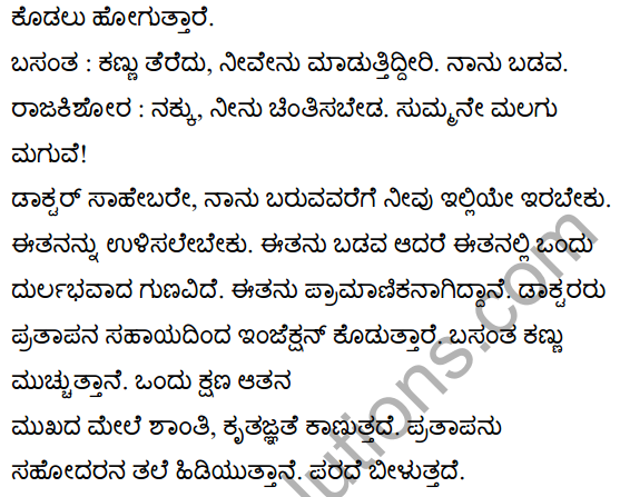 बसंत की सच्चाई Summary in Kannada 10