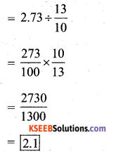 KSEEB Solutions for Class 7 Maths Chapter 2 Fractions and Decimals Ex 2.7 340