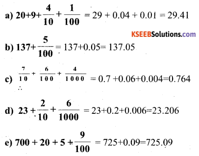 KSEEB Solutions for Class 6 Maths Chapter 8 Decimals Ex 8.2 7