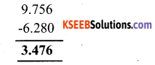 KSEEB Solutions for Class 6 Maths Chapter 8 Decimals Ex 8.6 6