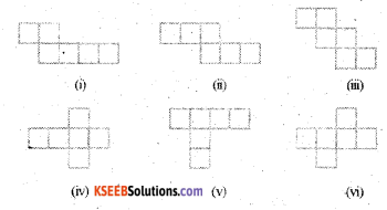KSEEB Solutions for Class 7 Maths Chapter 15 Visualising Solid Shapes Ex 15.1 1
