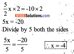 KSEEB Solutions for Class 7 Maths Chapter 4 Simple Equations Ex 4.3 141