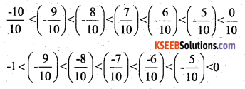 KSEEB Solutions for Class 7 Maths Chapter 9 Rational Numbers Ex 9.1 2