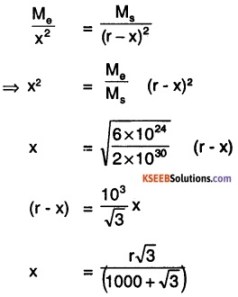 1st PUC Physics Question Bank Chapter 8 Gravitation img 7