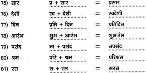 2nd PUC Hindi Workbook Answers व्याकरण उपसर्ग 10